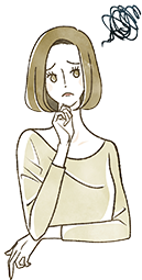 悩んでいる女性